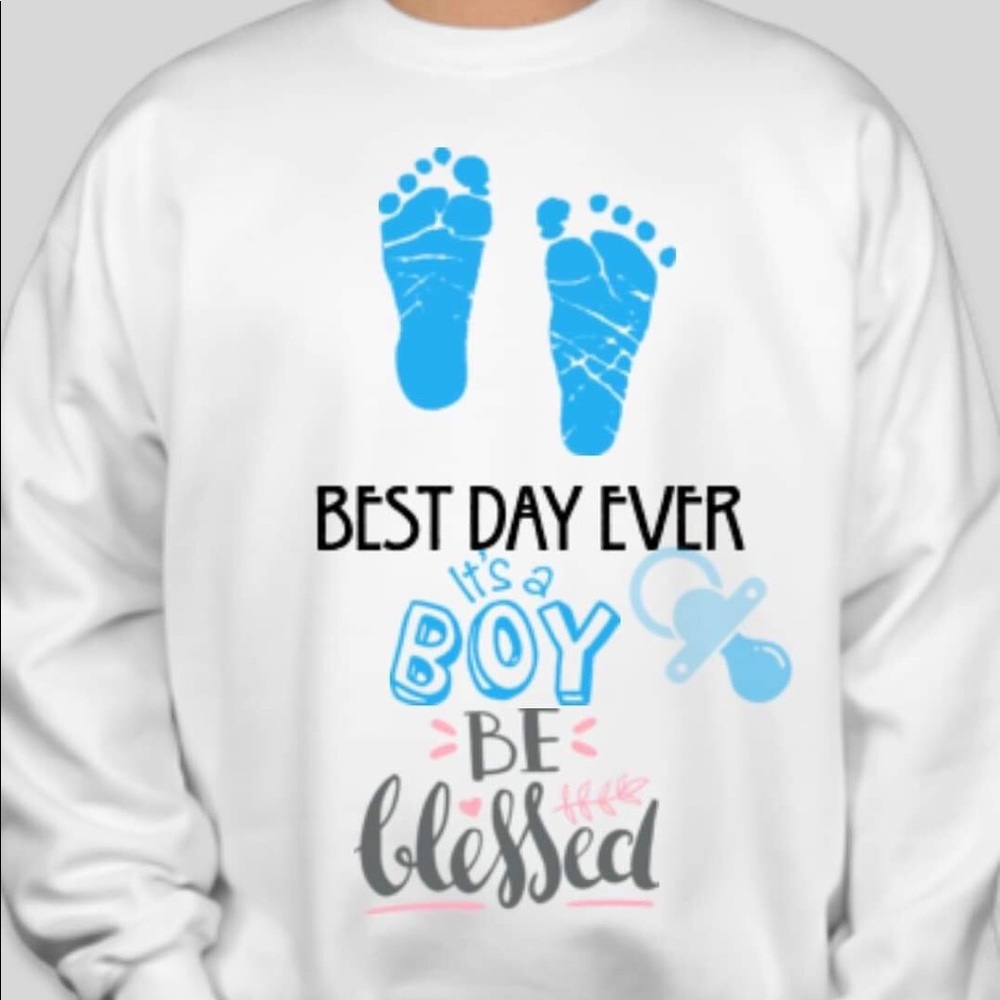 It’s a boy sweater